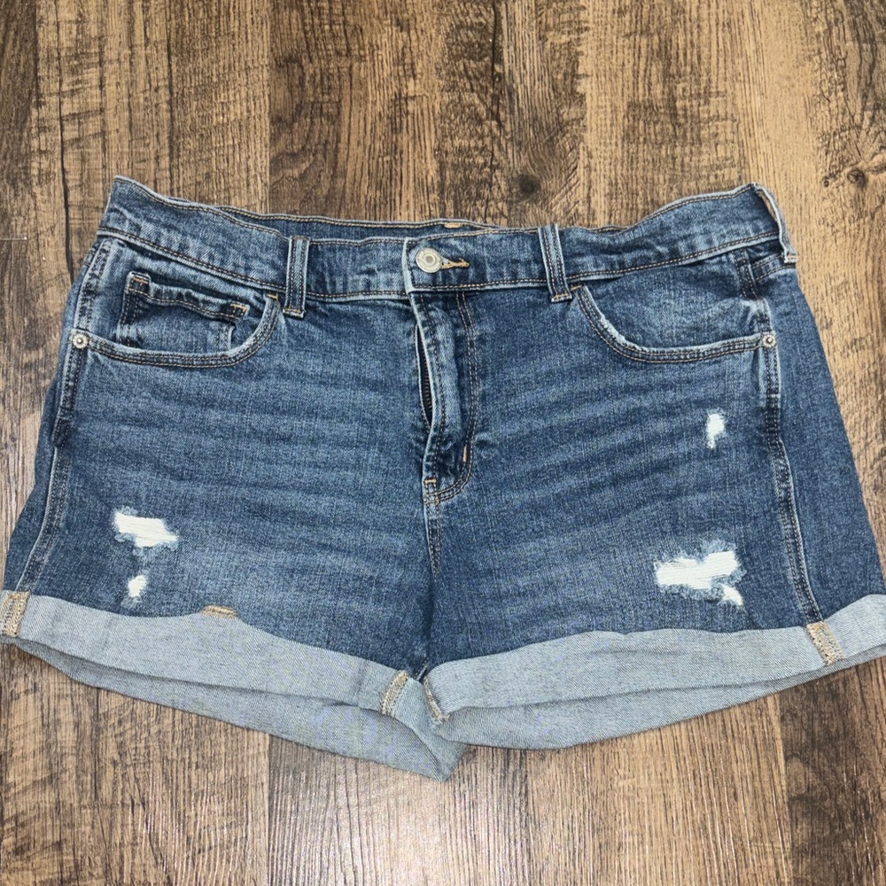Old Navy Distressed Blue Jean Shorts